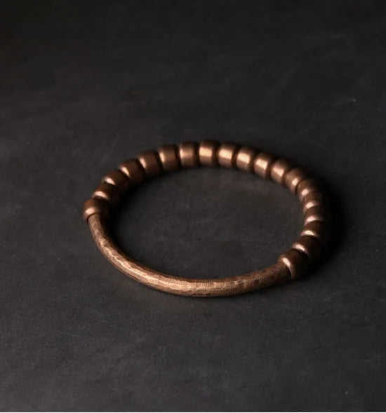 Hand-hammered Pure Copper Bracelet Retro