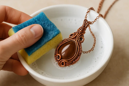 Clean Copper Wire Jewelry Without Ruining It