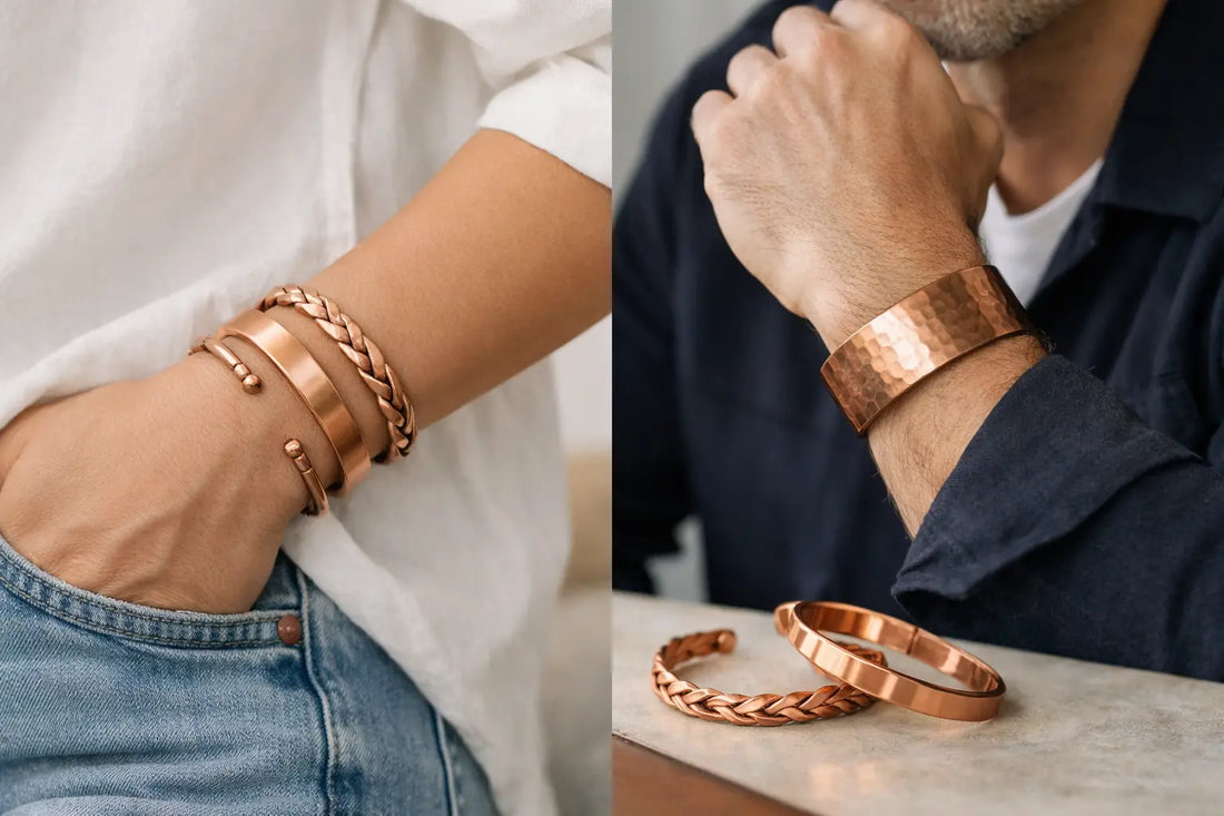 How to Style Copper Bracelets With Ease
