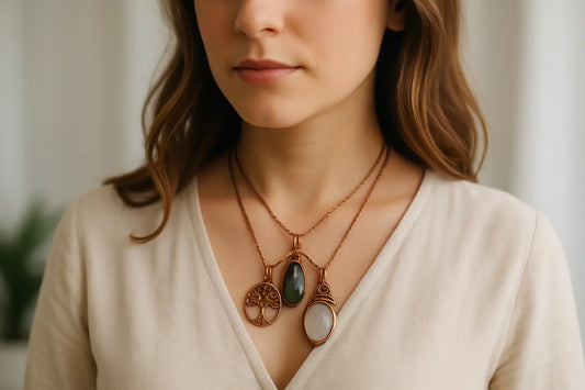 Copper Wire-Wrapped Necklaces Women Actually Wear