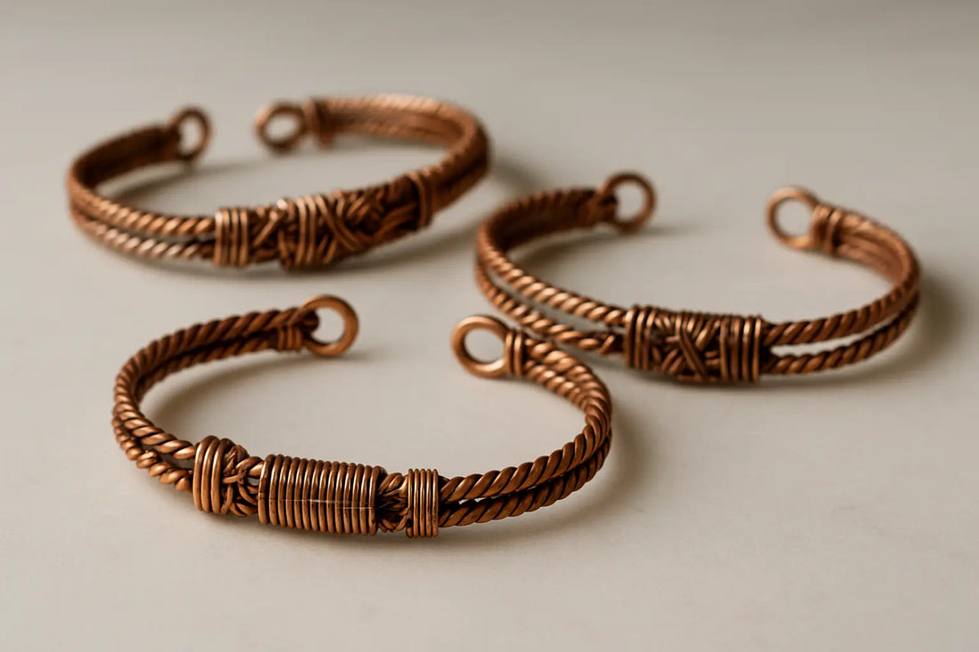 Copper Wire-Wrapped Bracelets Worth Wearing