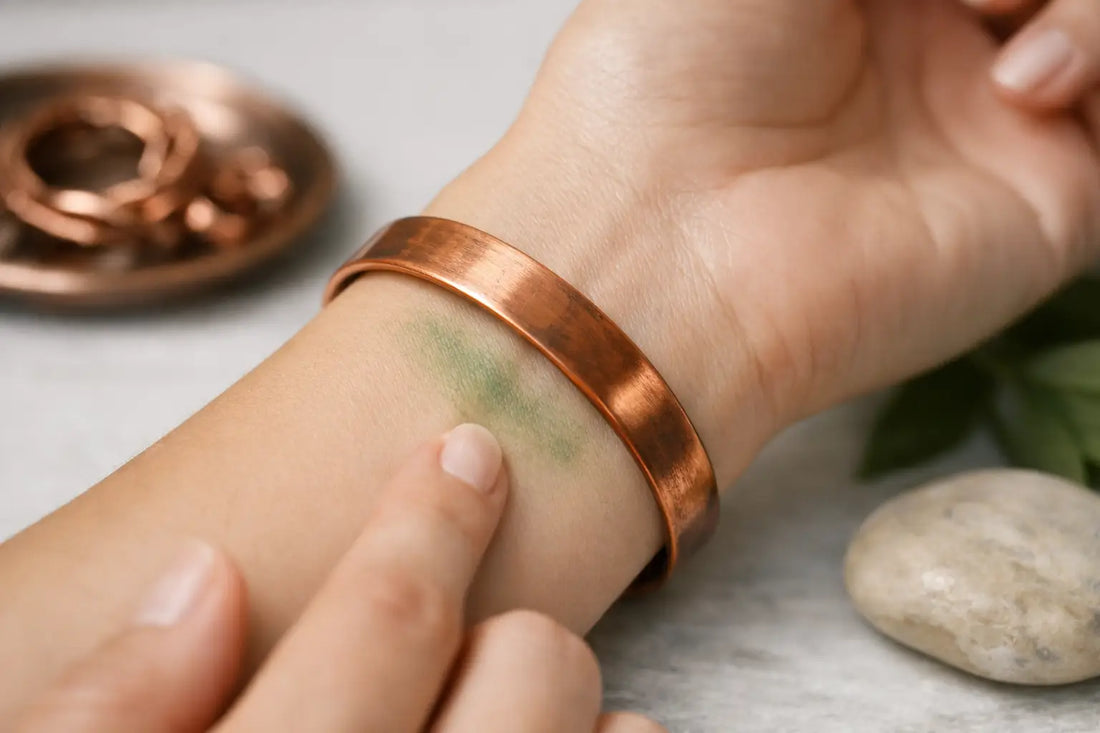 Why Copper Jewelry Turns Skin Green