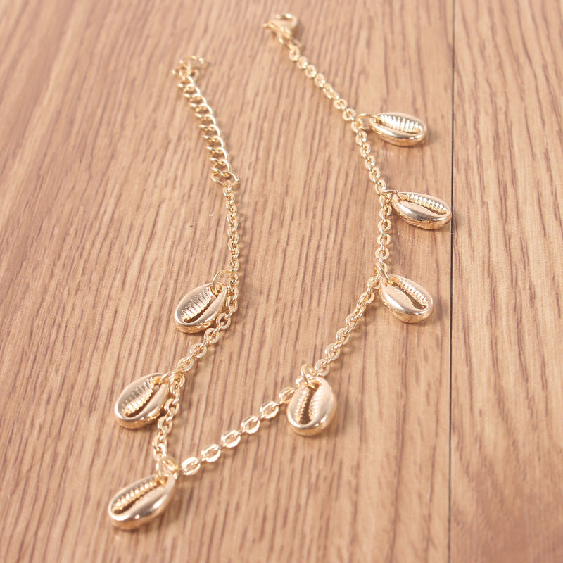 Shell Anklet Women Simple Temperament All-Match Beach Jewelry