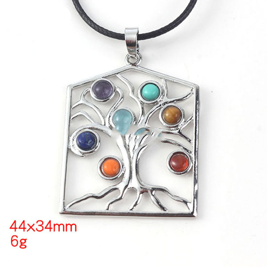 Crystal Chakra Necklace Pendant Female Pig Year Jewelry Pendant