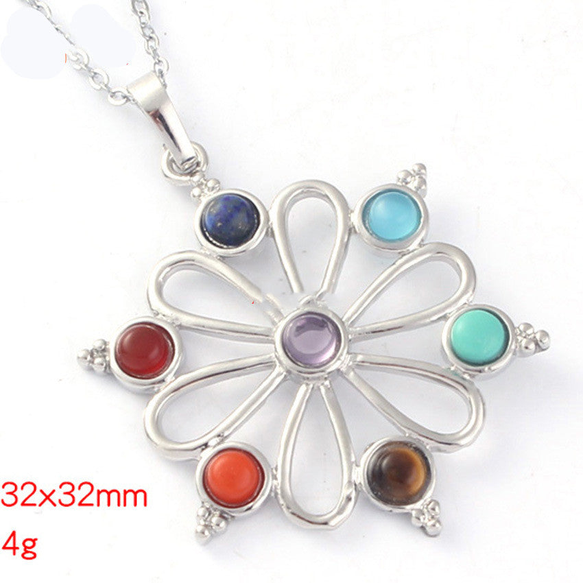 Crystal Chakra Necklace Pendant Female Pig Year Jewelry Pendant