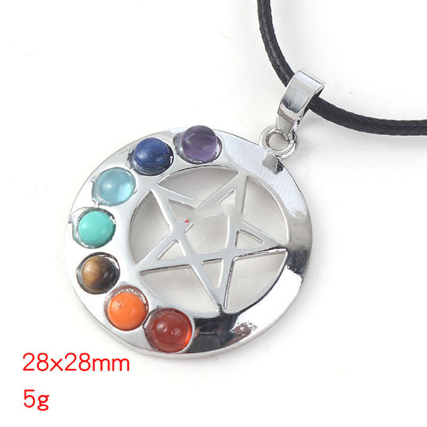 Crystal Chakra Necklace Pendant Female Pig Year Jewelry Pendant