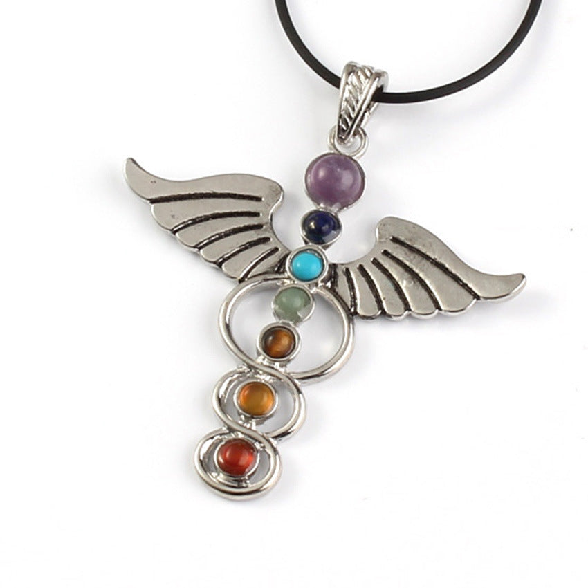 Crystal Chakra Necklace Pendant Female Pig Year Jewelry Pendant