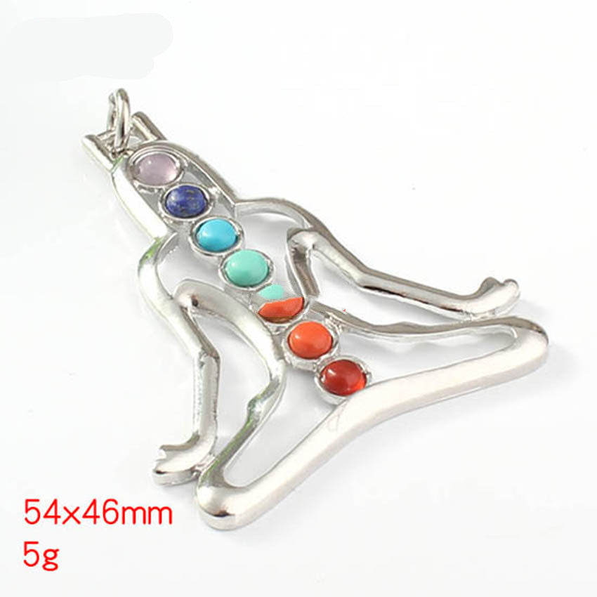 Crystal Chakra Necklace Pendant Female Pig Year Jewelry Pendant