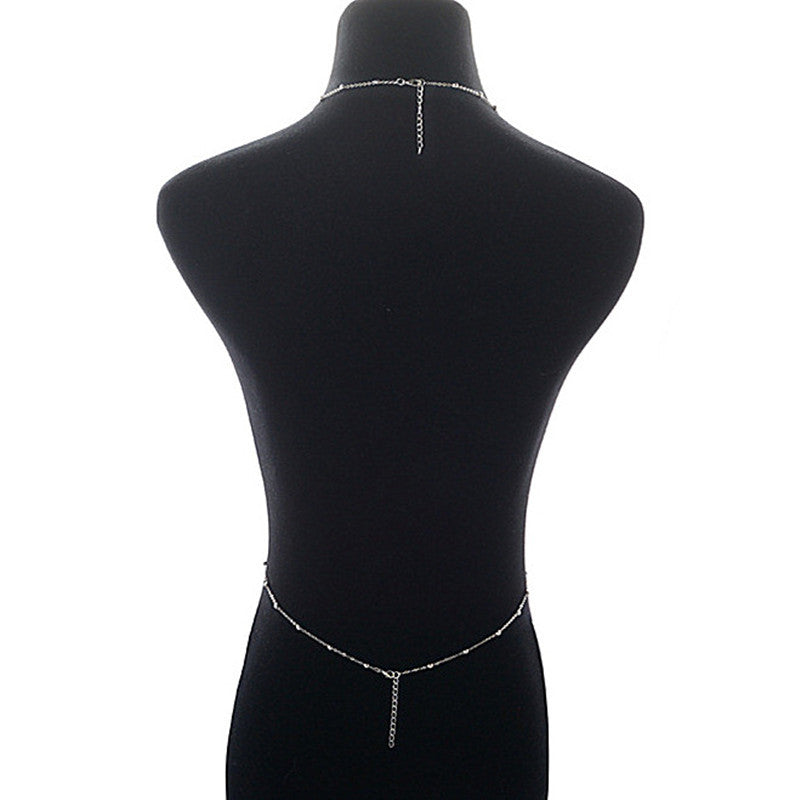 Creative Personality Copper Bead Chain Necklace