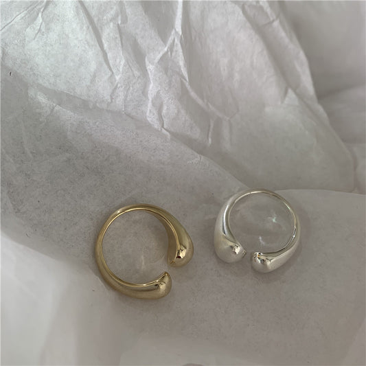 Minimalist versatile copper gold plated ring