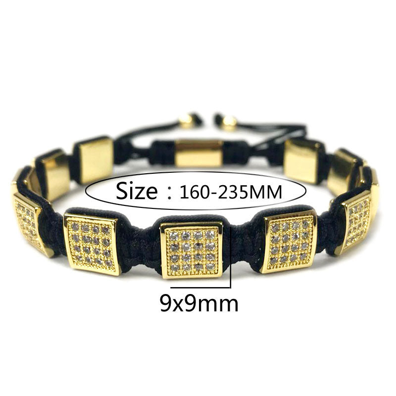 3pcsset Natural Stone Beads Men Bracelet Set