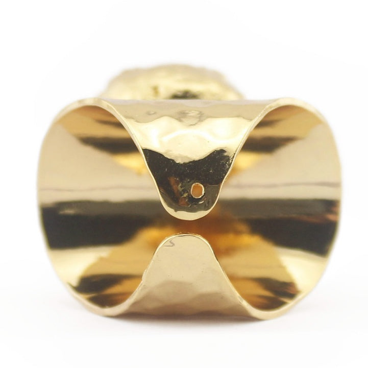 Yauvana Druzy Stone Adjustable Rings