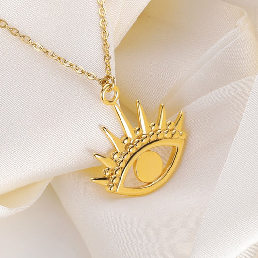 Angel Eye Pendant Copper Necklace