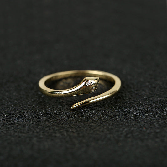 Fashion Copper Micro-inlaid Zircon Ring