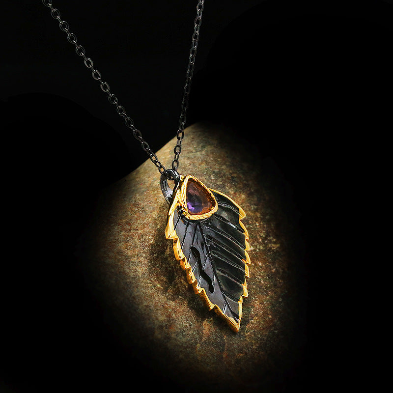 Women's Copper Popular Retro Two-tone Necklace