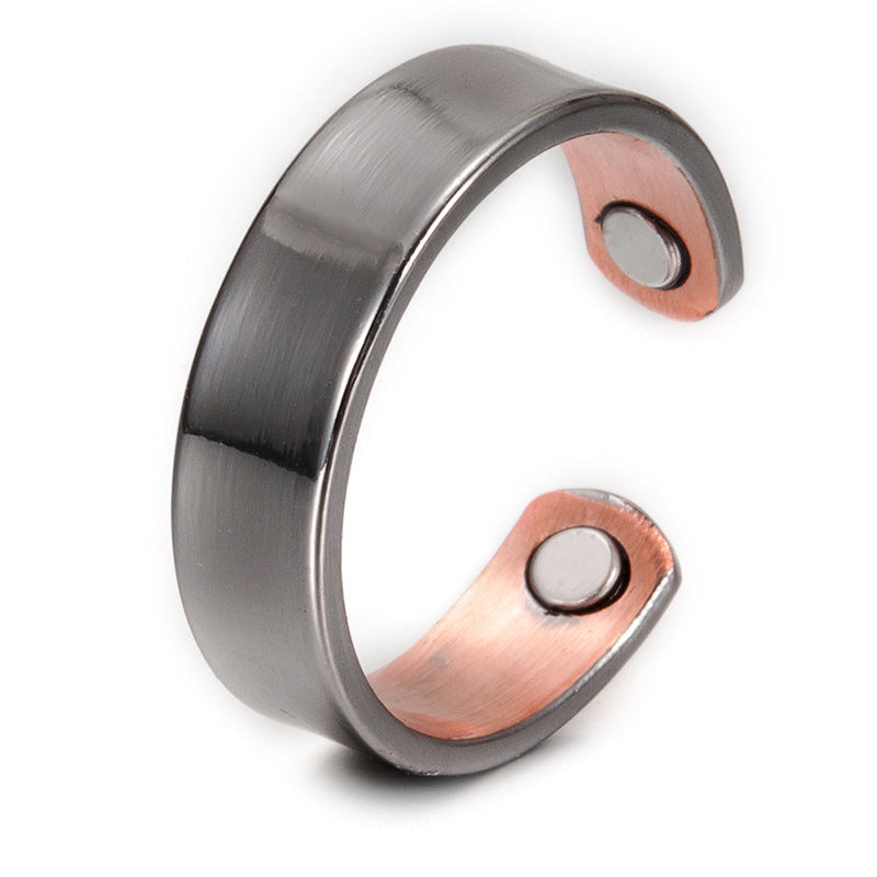 Vintage Men's Magnetic Red Copper Ring