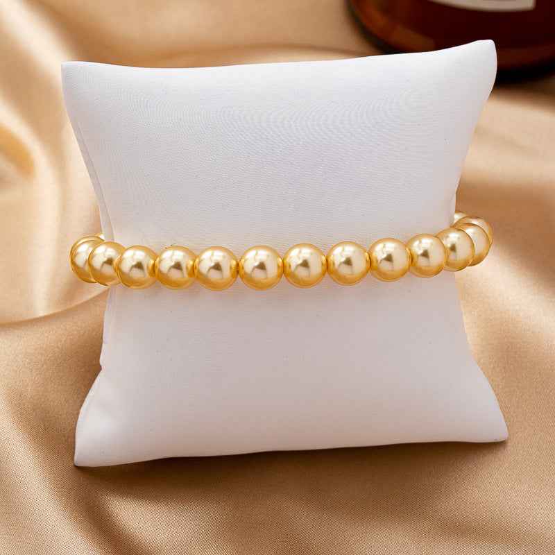 Women's Copper Luxury Golden Balls Bracelet
