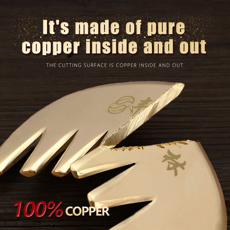 Pure Brass Genuine Hu Fu Zhi Copper Scraping Board