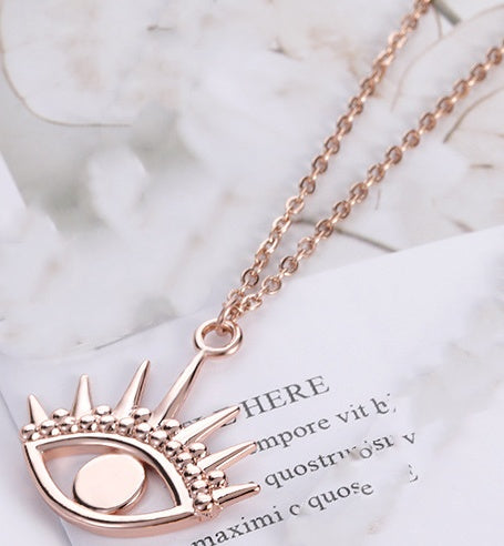 Angel Eye Pendant Copper Necklace