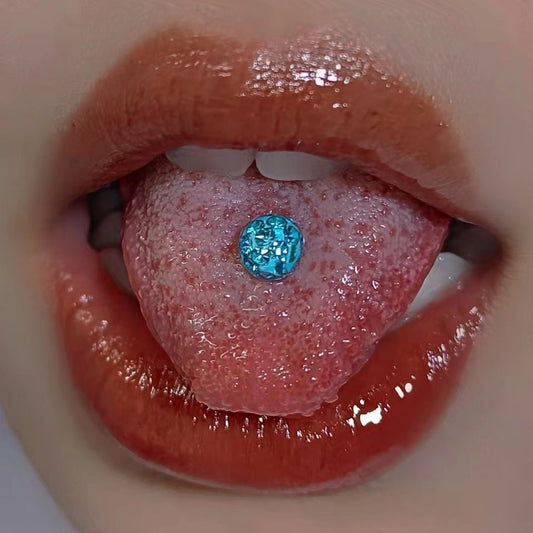 Simple All-match Tongue Nail Piercing Jewelry