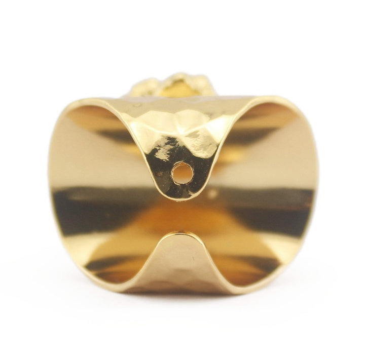 Yauvana Druzy Stone Adjustable Rings