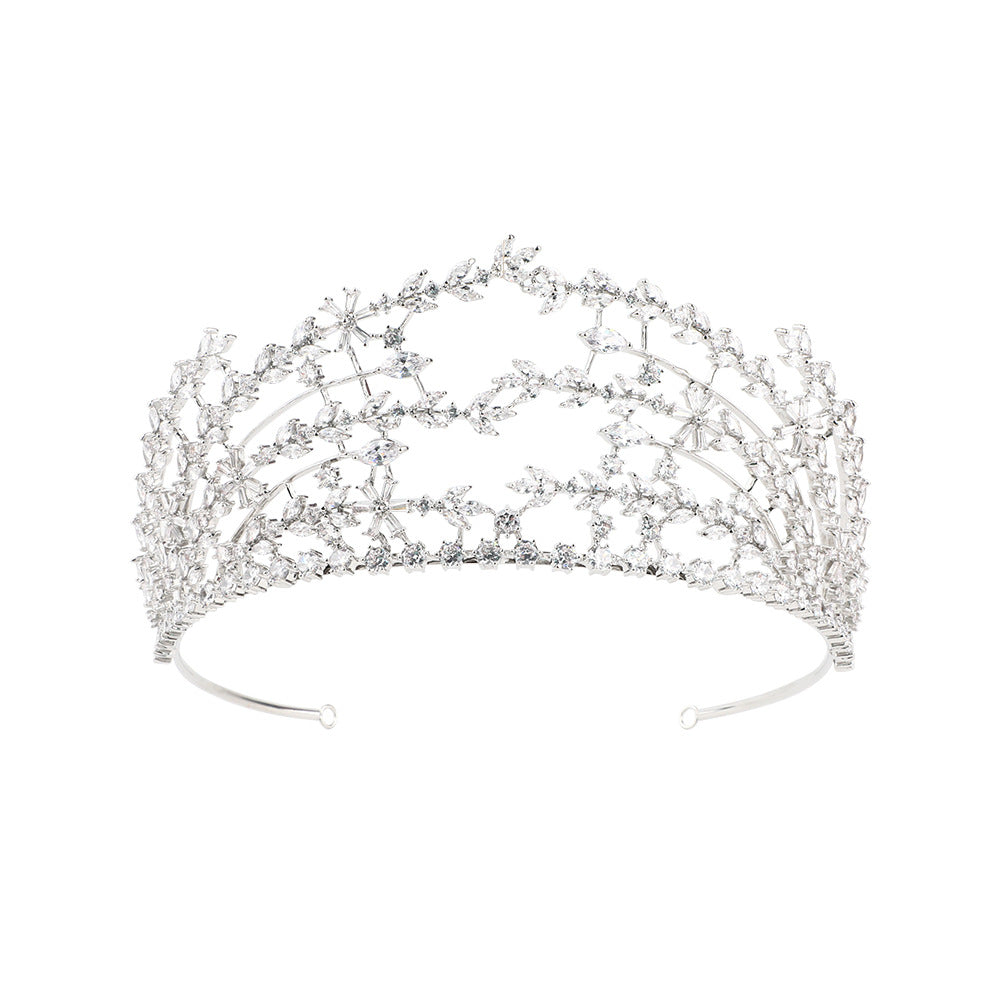 Jane Eyre Jewelry Zircon Crown Bridal Wedding Dress