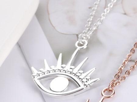 Angel Eye Pendant Copper Necklace