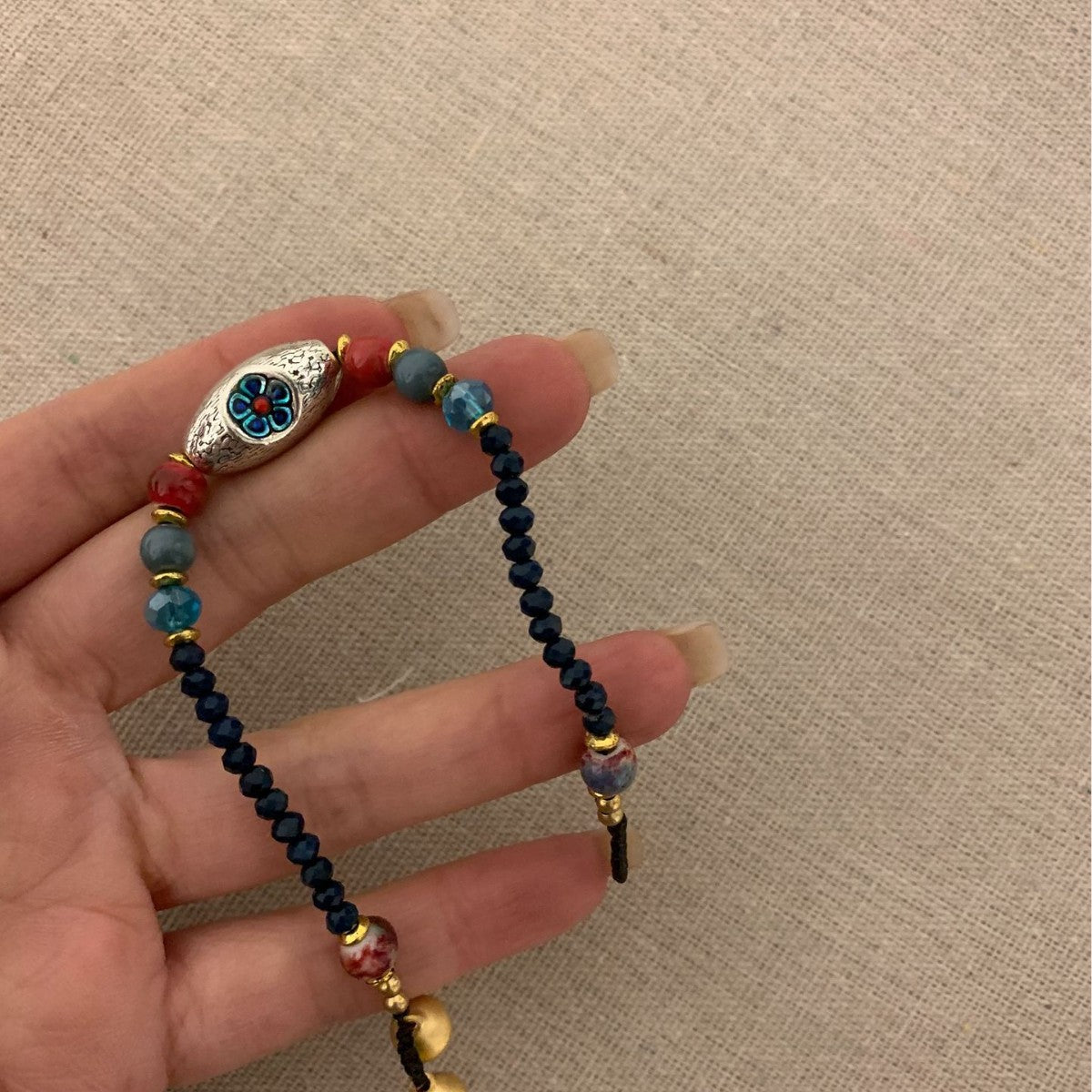 Ancient-style Bracelet Ethnic Tibetan-style Braided Wrist Cord