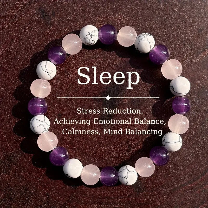 Rare Handmade Womens Bracelet With Amethyst