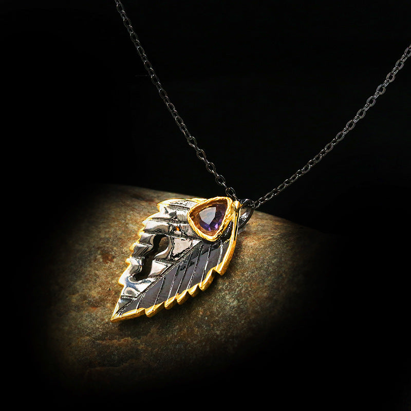 Women's Copper Popular Retro Two-tone Necklace