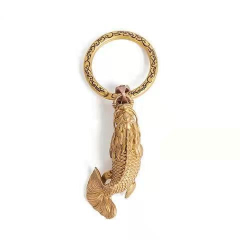 Original Handmade Pure Copper Brass Keychain Pendants