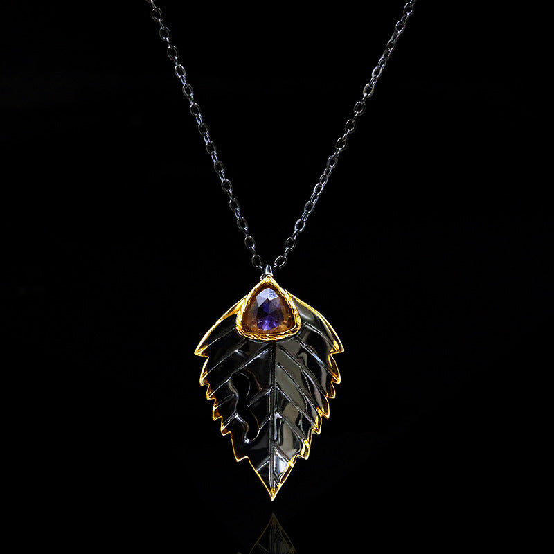 Women's Copper Popular Retro Two-tone Necklace