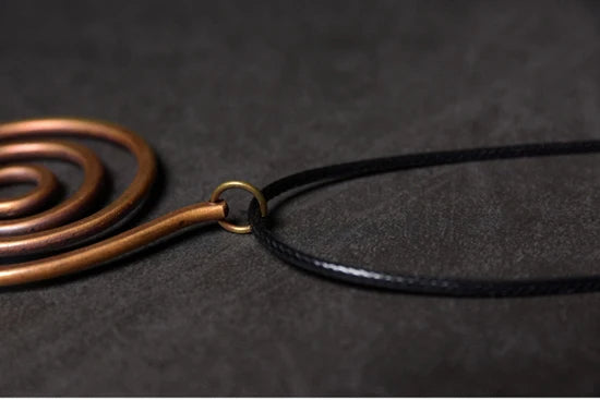 Handmade Pure Copper Necklace Pendant Vintage