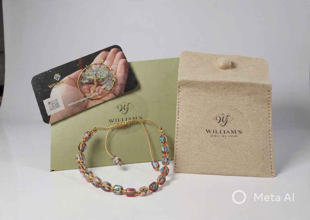 Handmade Natural Jasper Stone Bracelets.