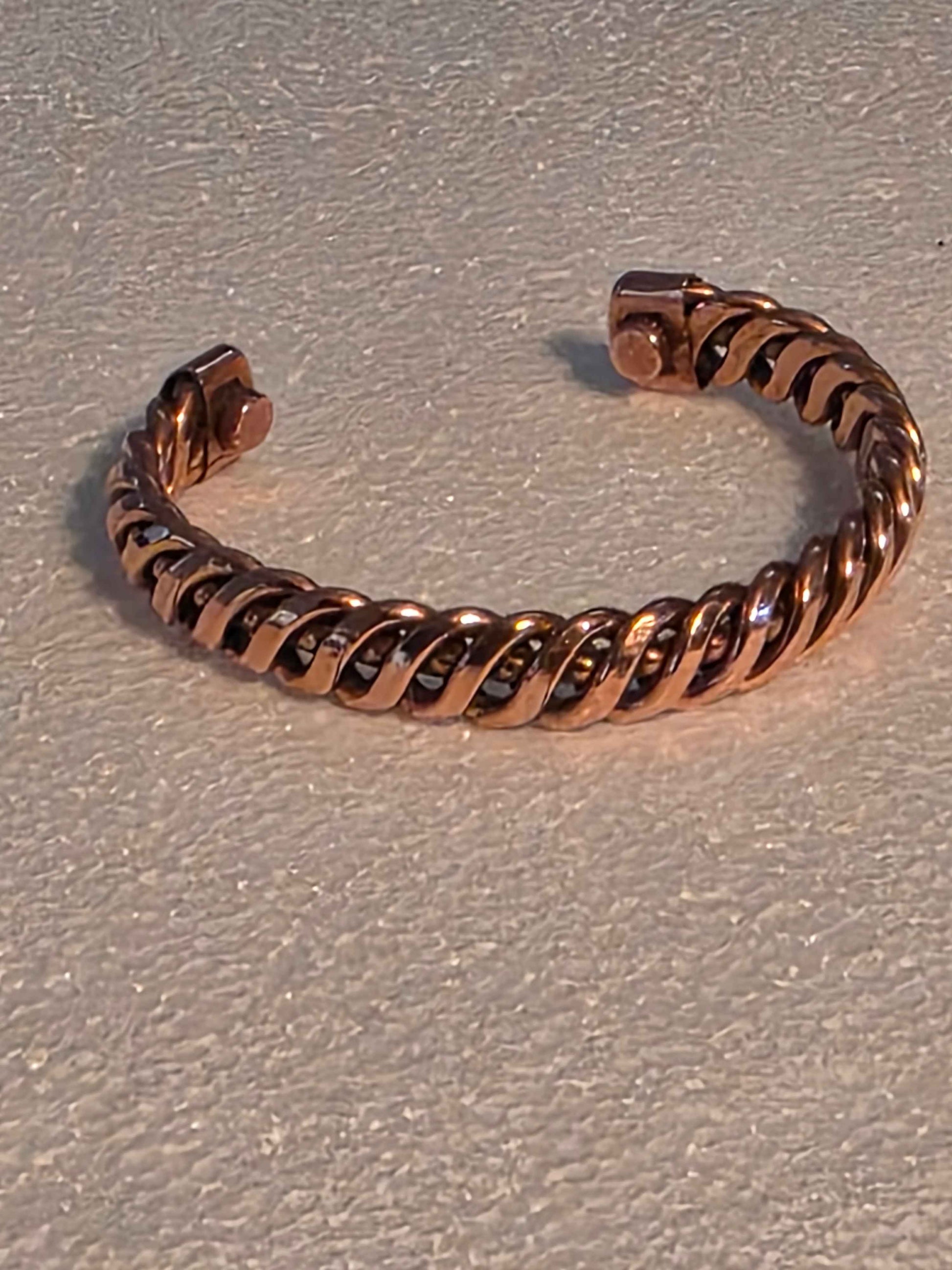 Pure Copper Magnetic Bracelet – Unisex  Handcrafted