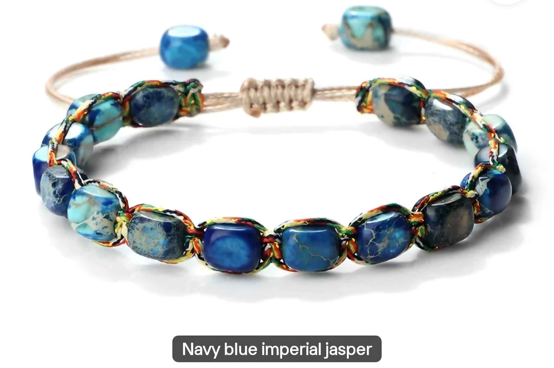 Handmade Natural Jasper Stone Bracelets.